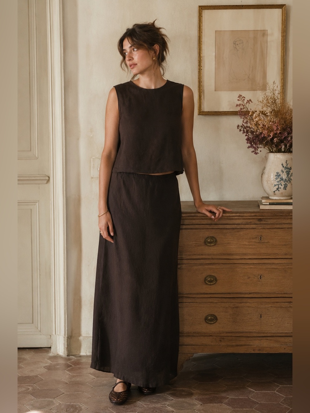 Silk Set Chocolate Brown Small